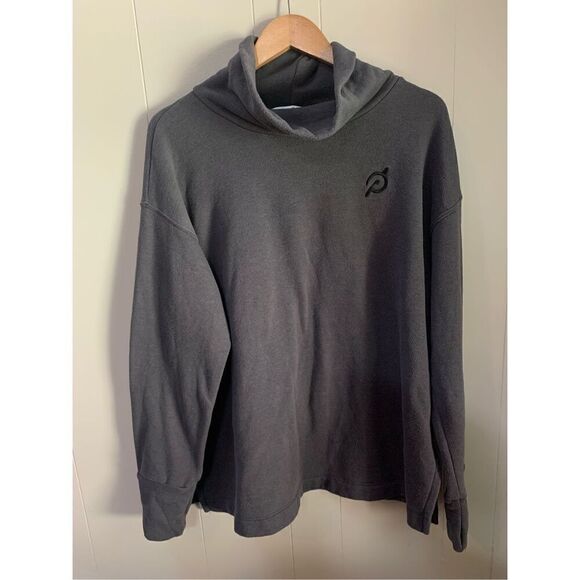 Peloton gray funnel neck sweatshirt, women's 1X - Picture 2 of 9